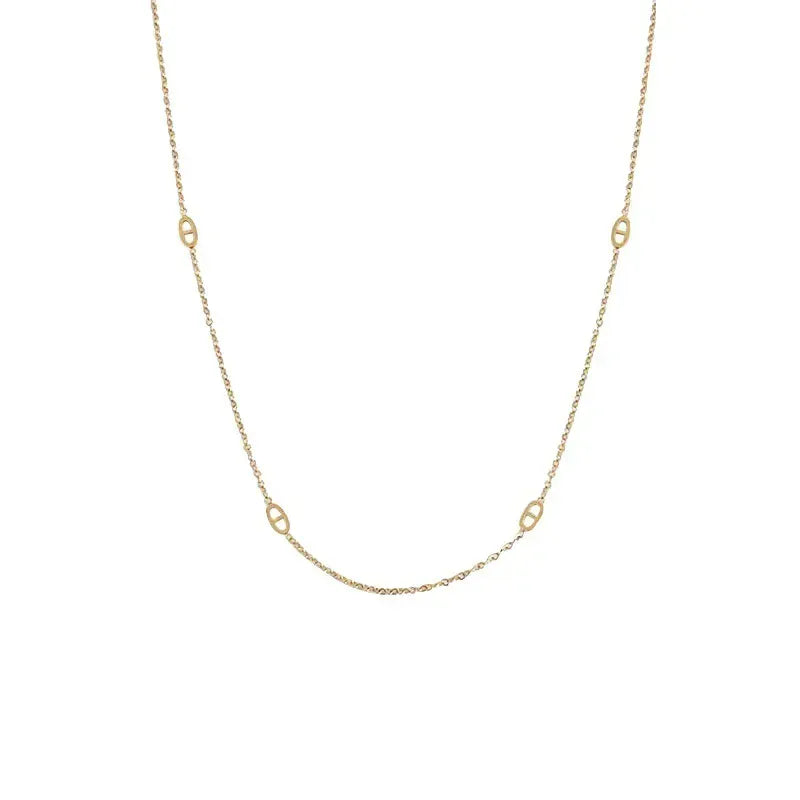 Collier Grain de Café Fin