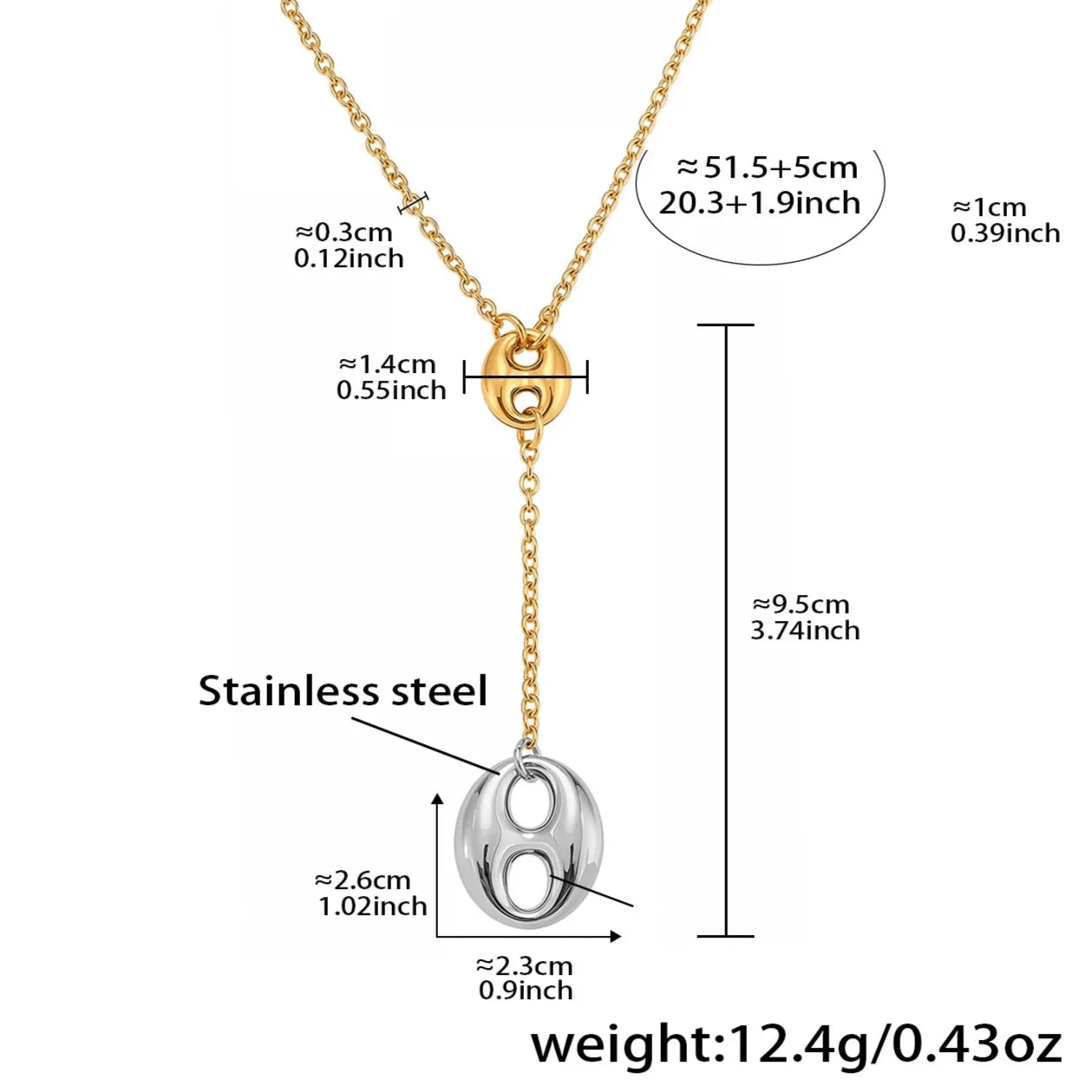 Collier Graine de Café Femme