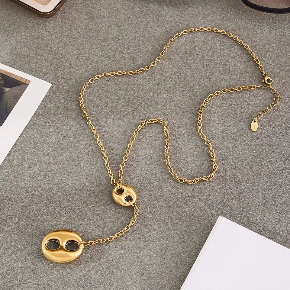 Collier Graine de Café Femme