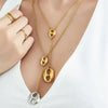 Collier Graine de Café Femme