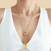 Collier Graine de Café Femme