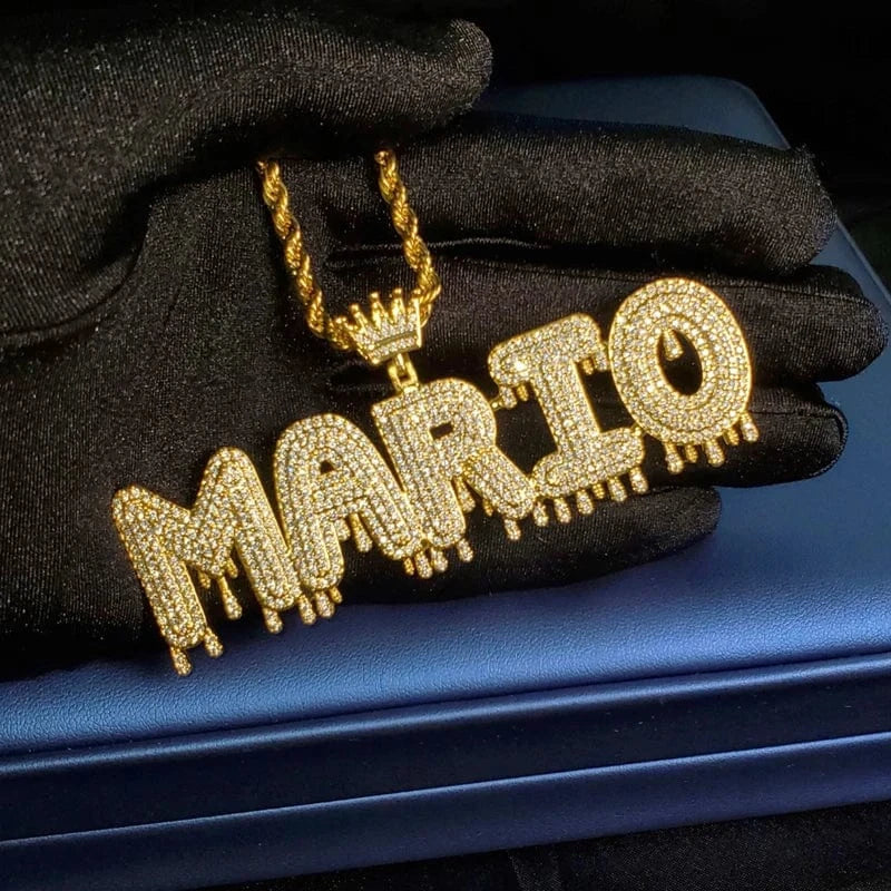 Collier Hip Hop Personnalisable