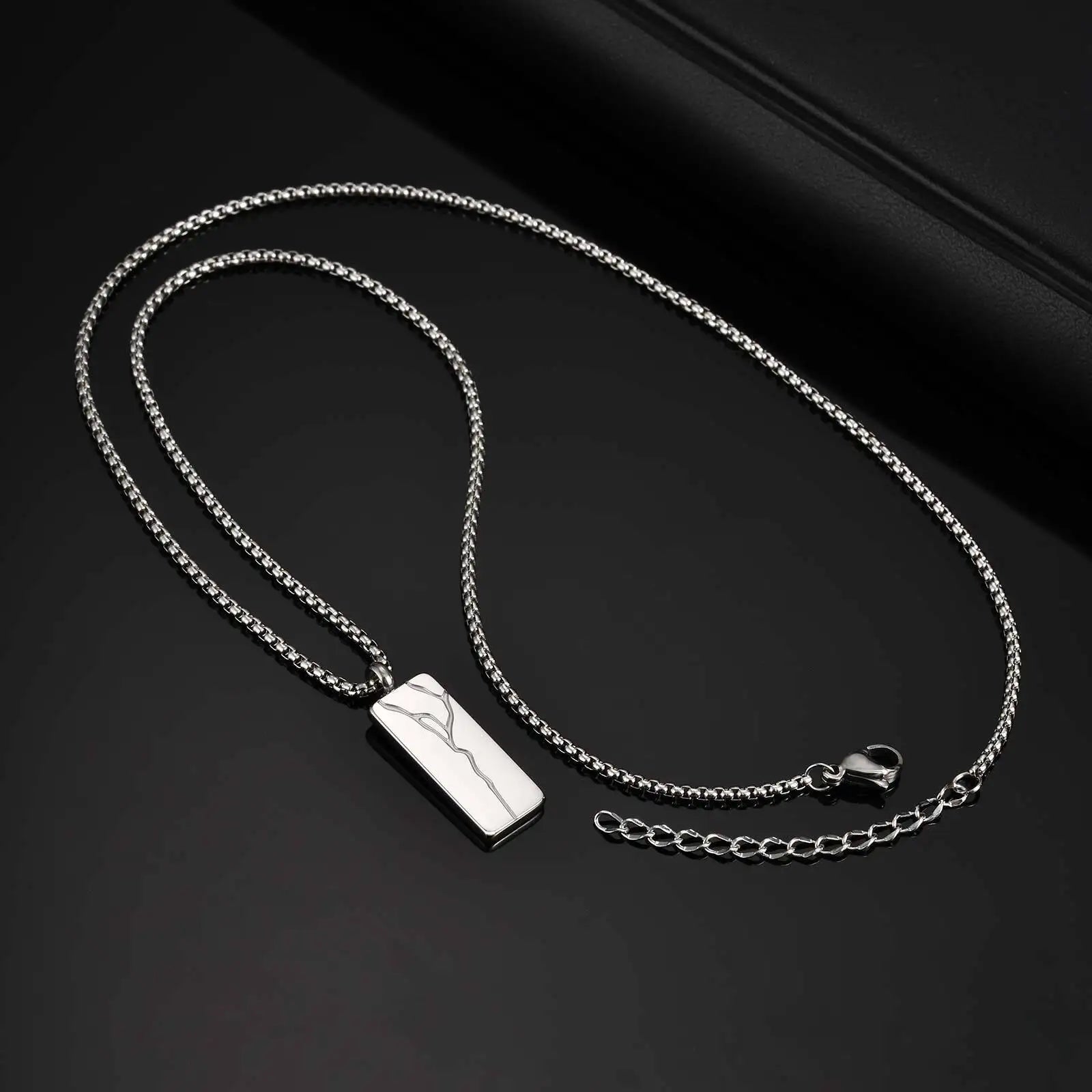 Collier Homme Argent avec Pendentif