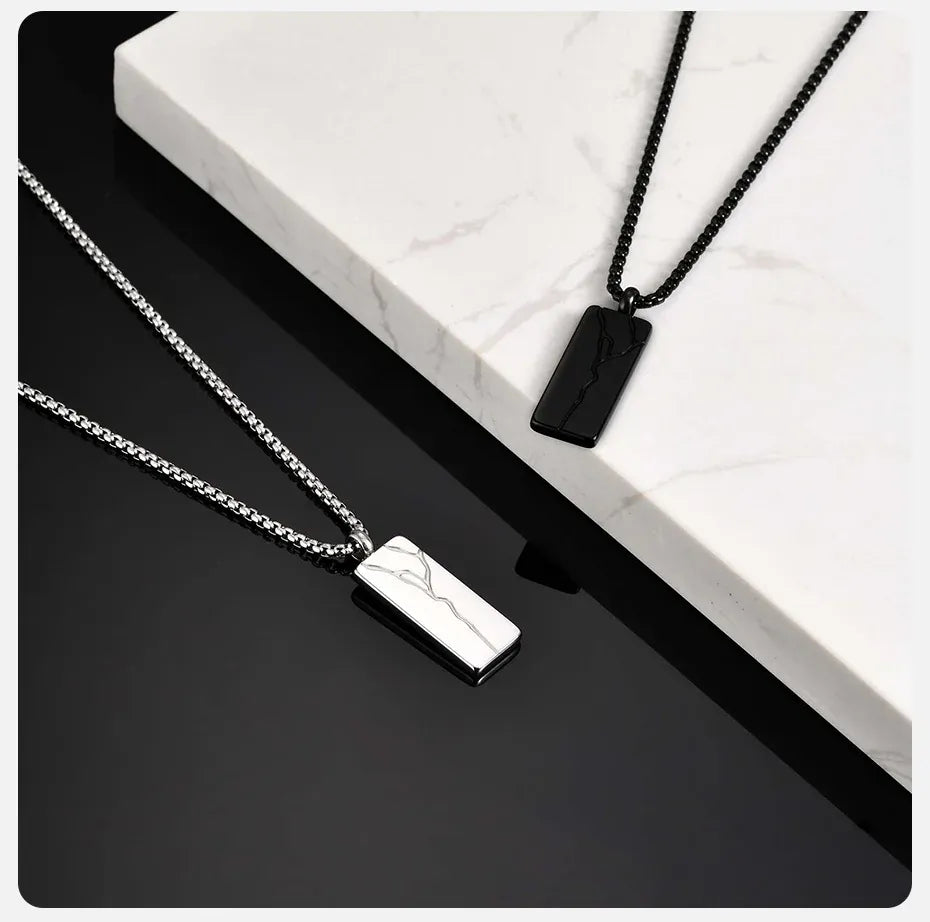 Collier Homme Argent avec Pendentif