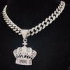 Collier homme hip hop king