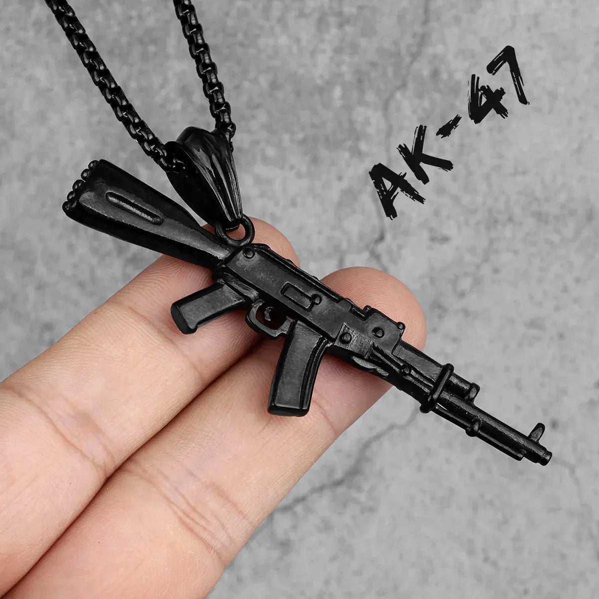 Collier Homme Pistolet