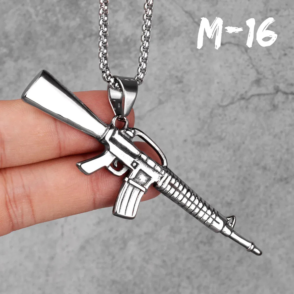 Collier Homme Pistolet