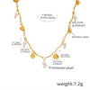 Collier Pampille Coquillage Or