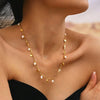 Collier Pampille Coquillage Or