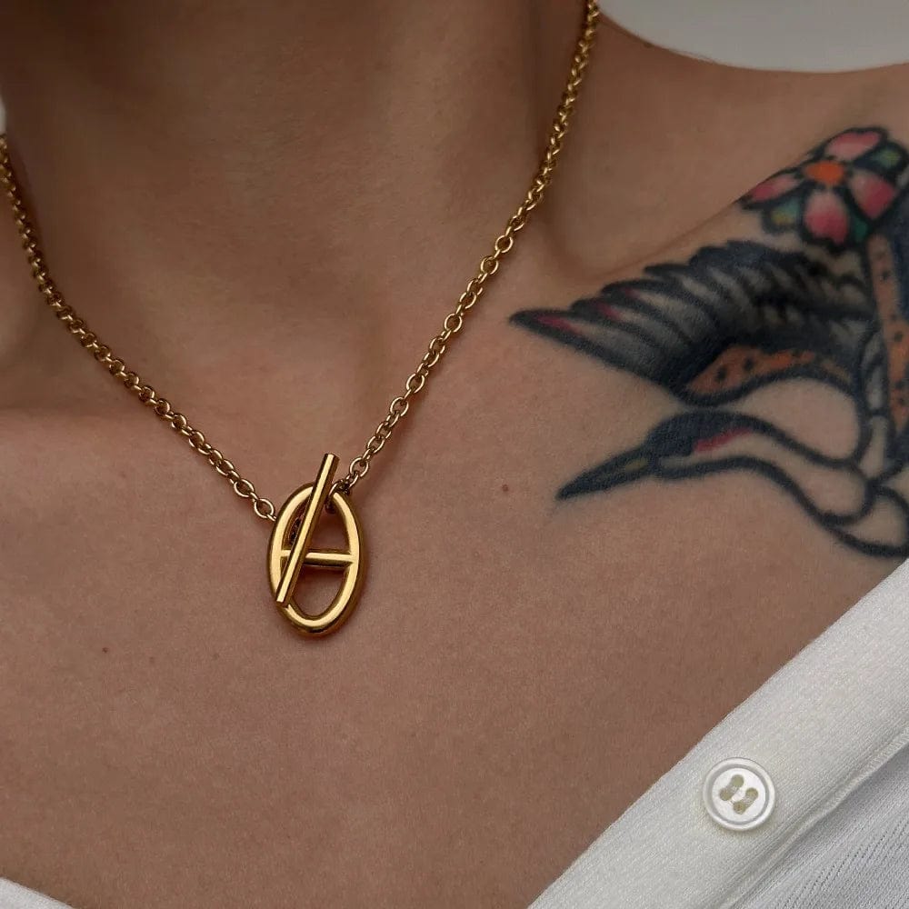 Collier Pendentif Grain de Café