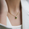 Collier Pendentif Vert