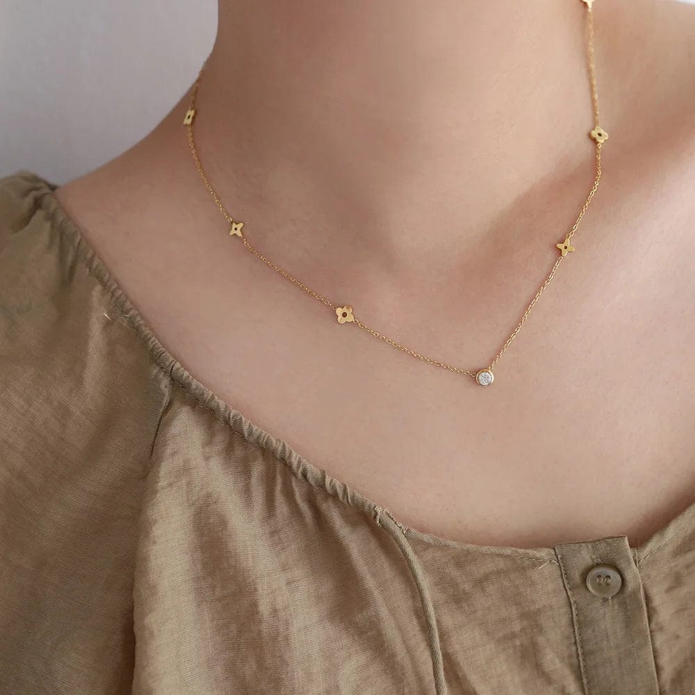 Collier Petit Trefle