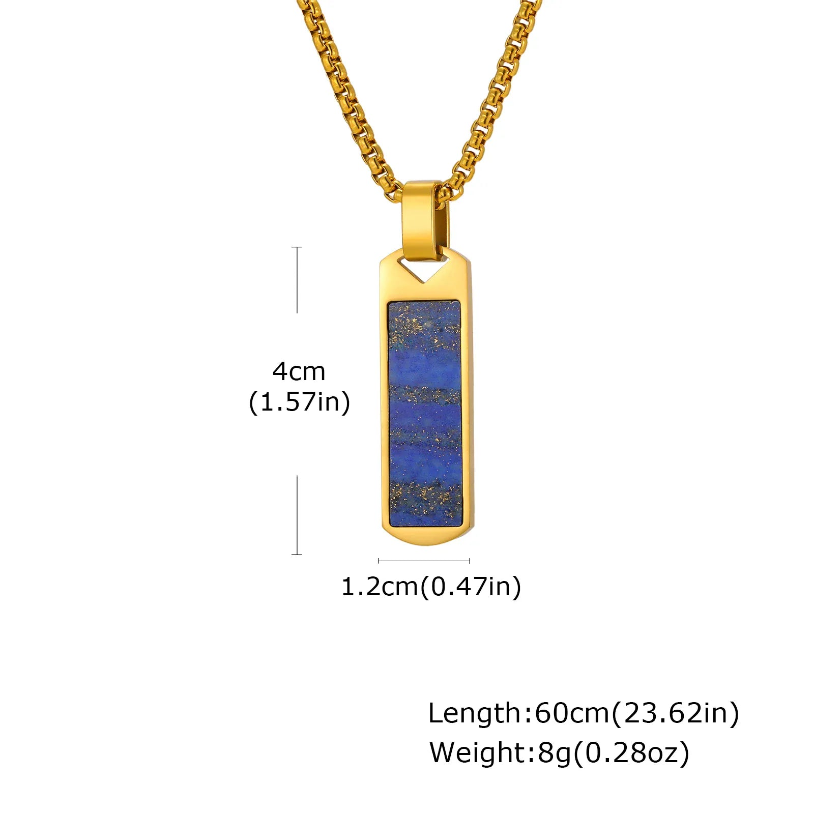 Collier Pierre Naturelle Homme