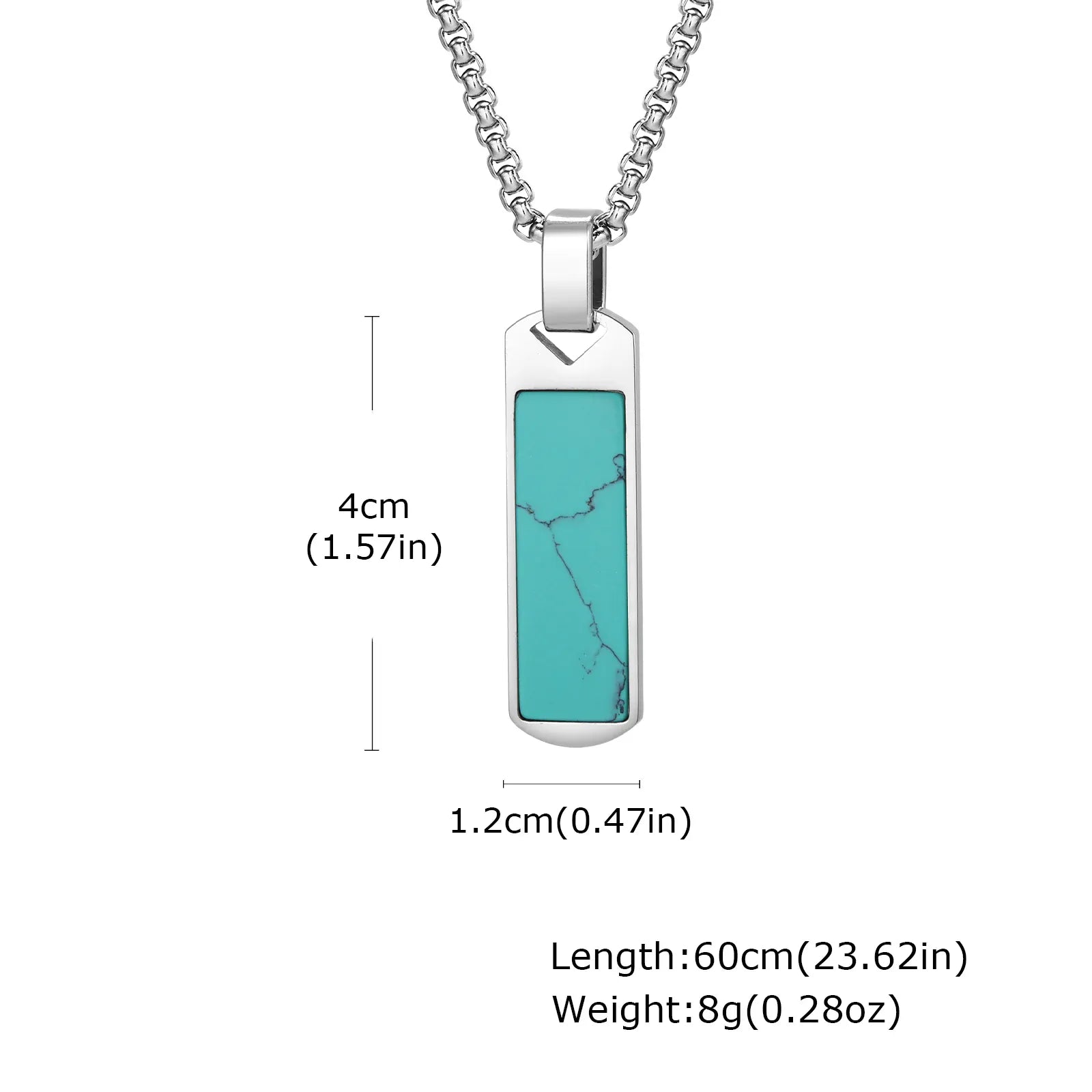 Collier Pierre Naturelle Homme