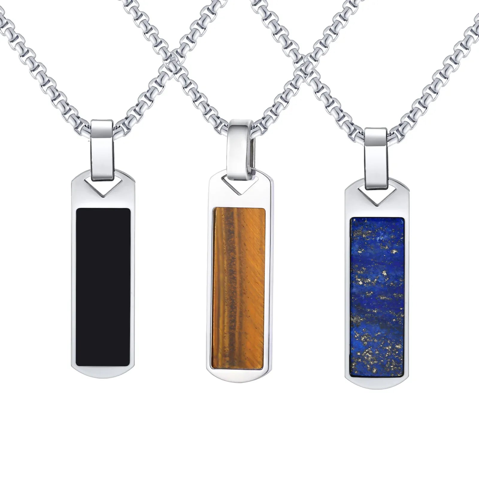 Collier Pierre Naturelle Homme
