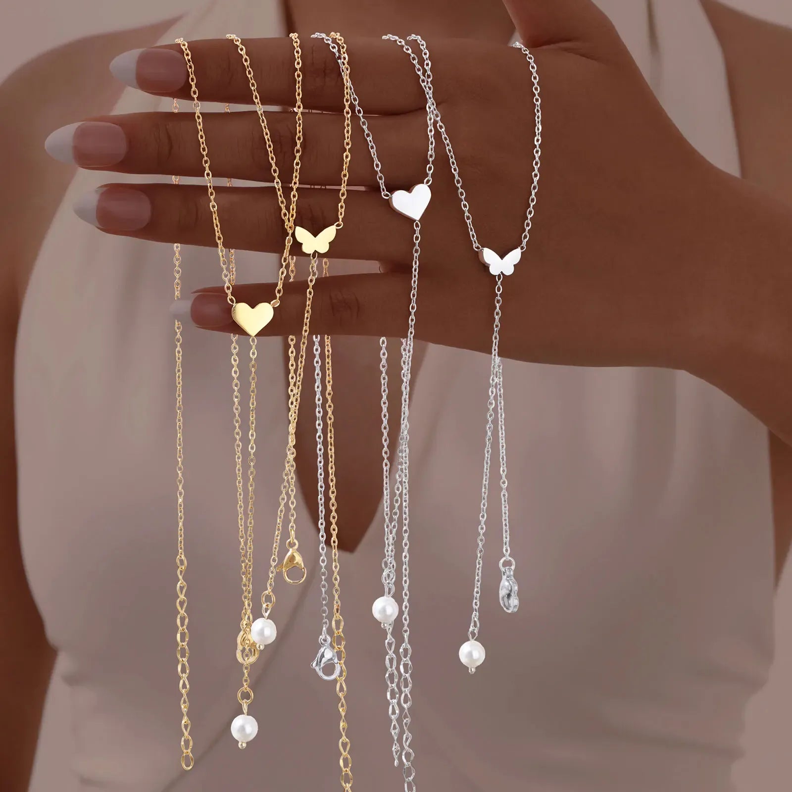 Collier Sautoir Papillon