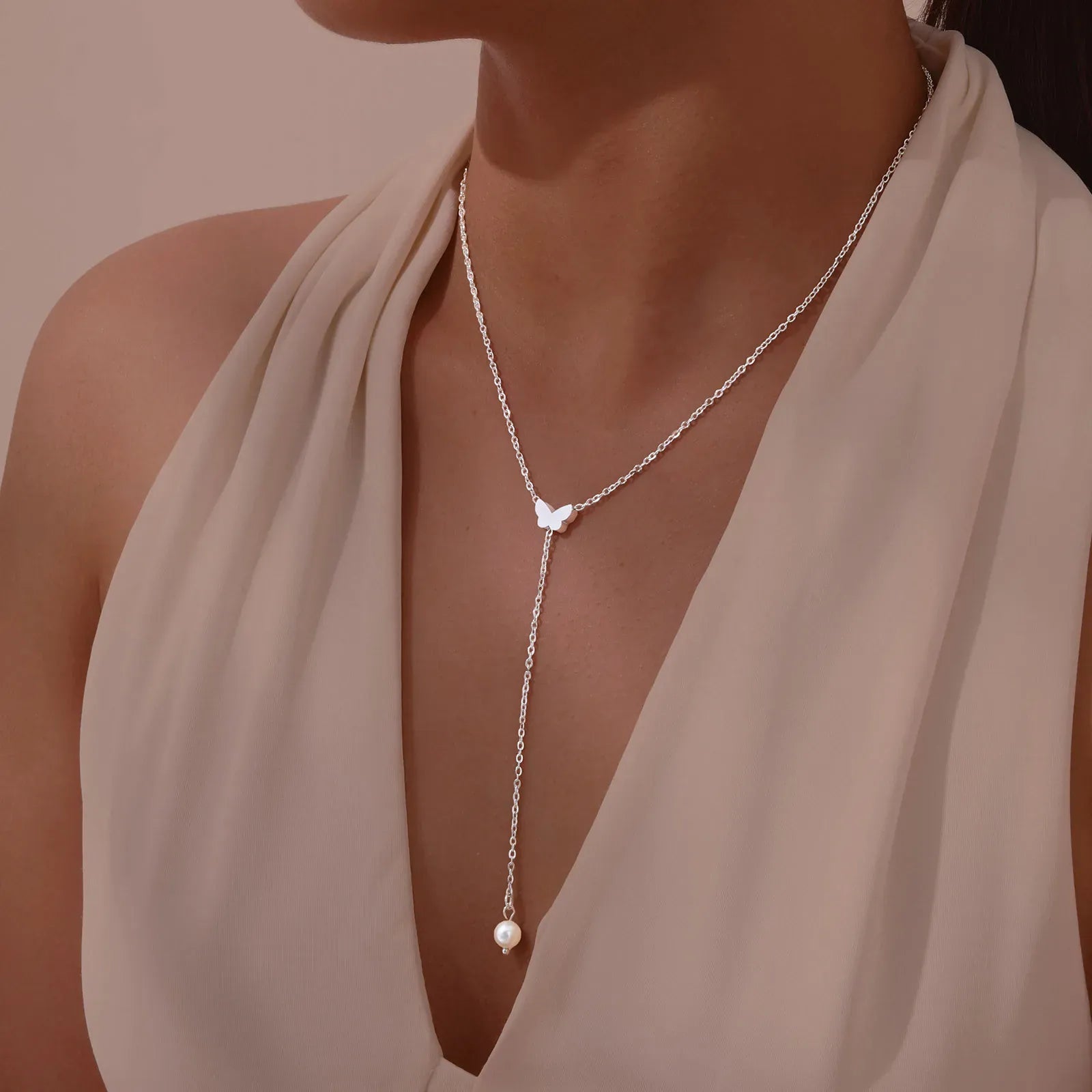 Collier Sautoir Papillon