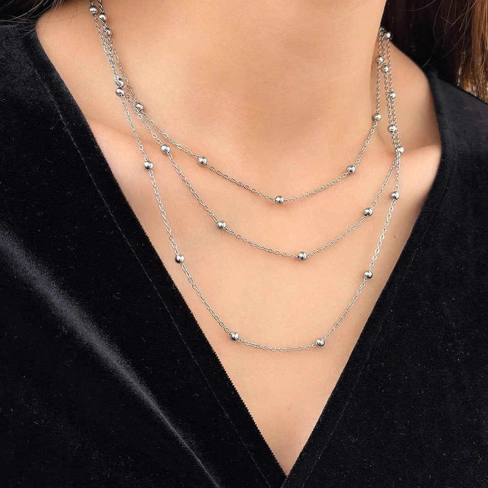 Collier Triple Chaine