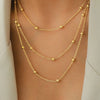 Collier Triple Chaine