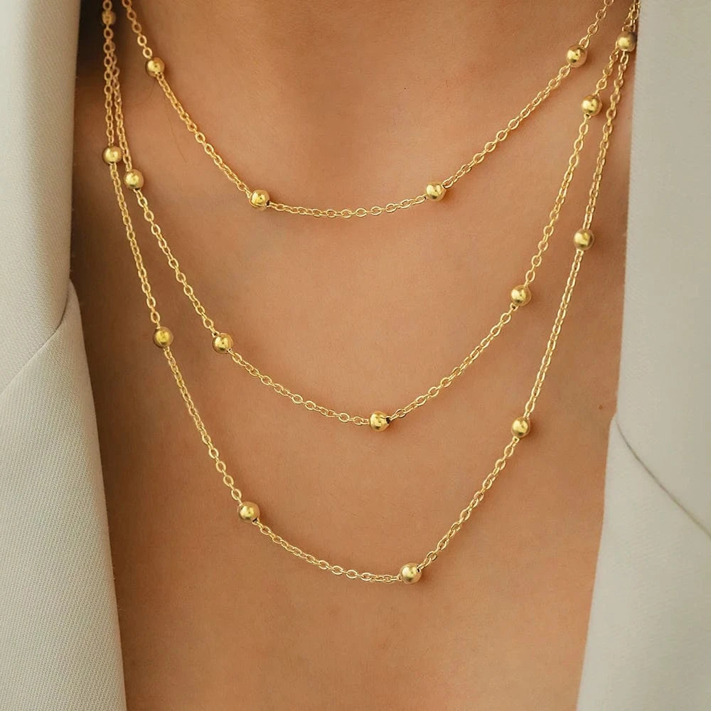 Collier Triple Chaine