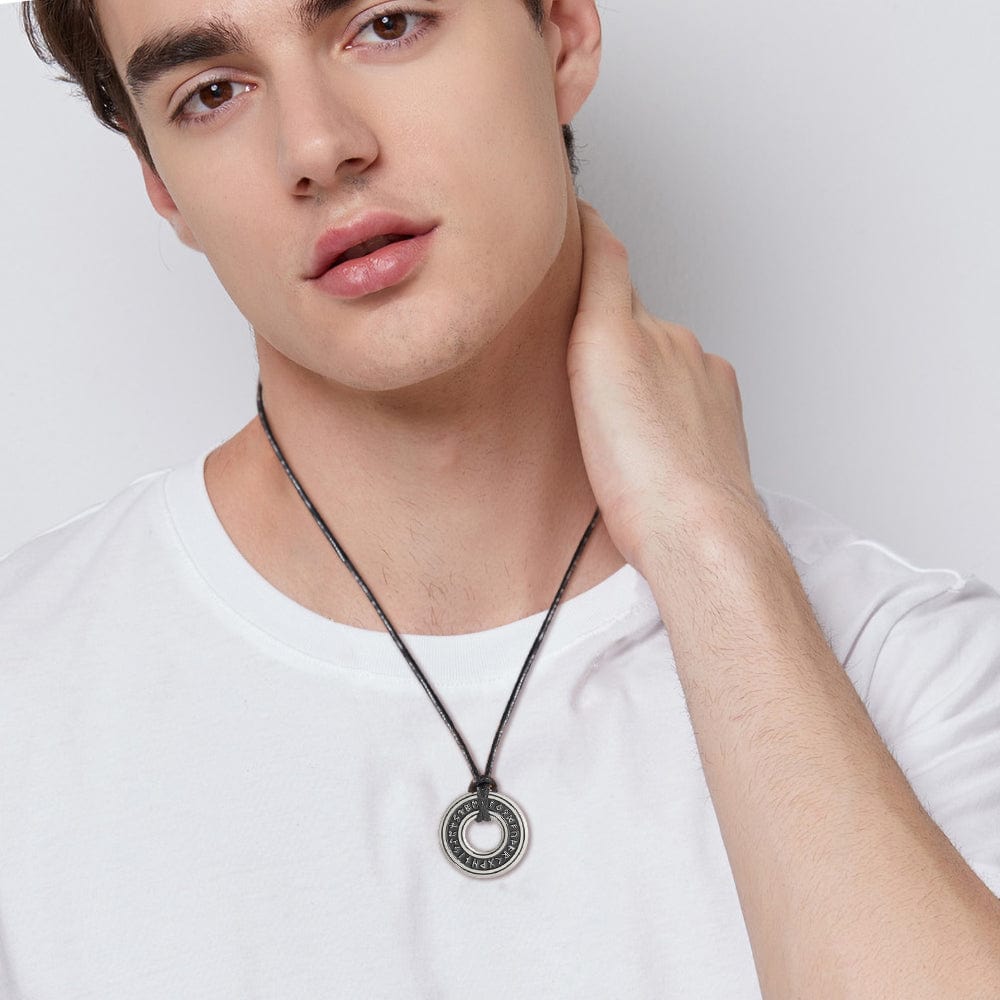 Collier viking homme