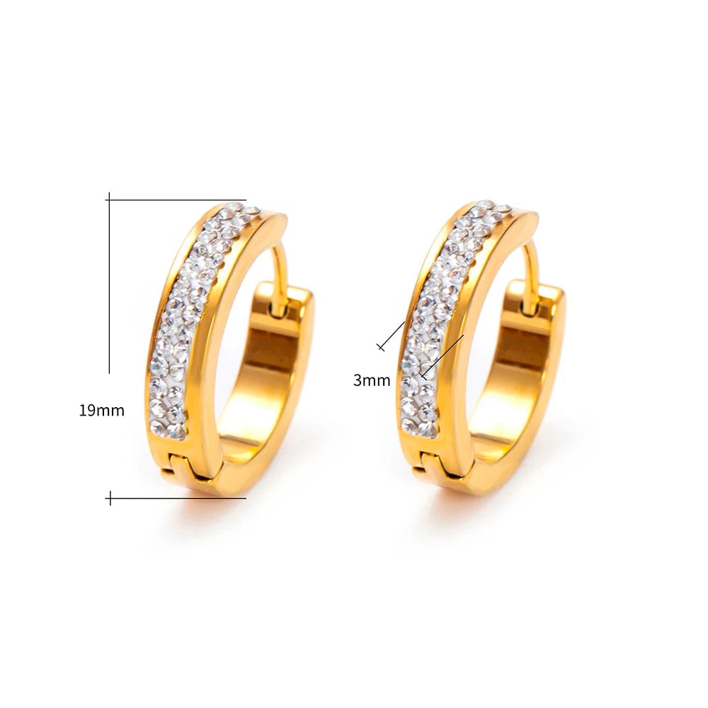 Créoles Plaqué Or Fantaisie