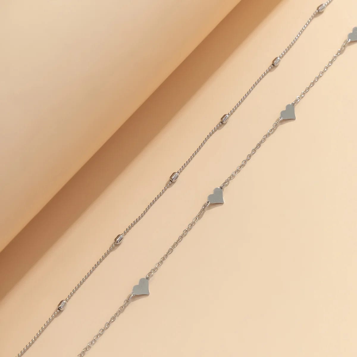 Double Chaine de Ventre Coeur