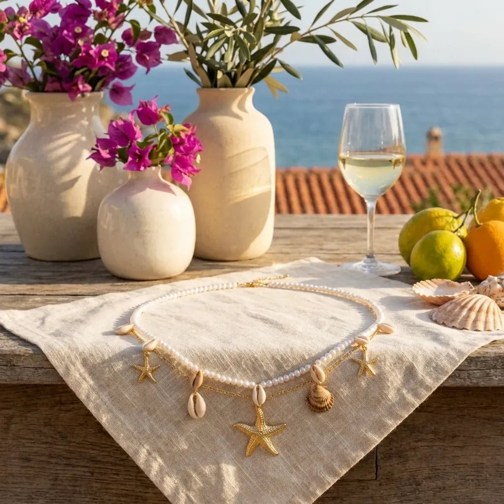 Double Chaine de Ventre Coquillage
