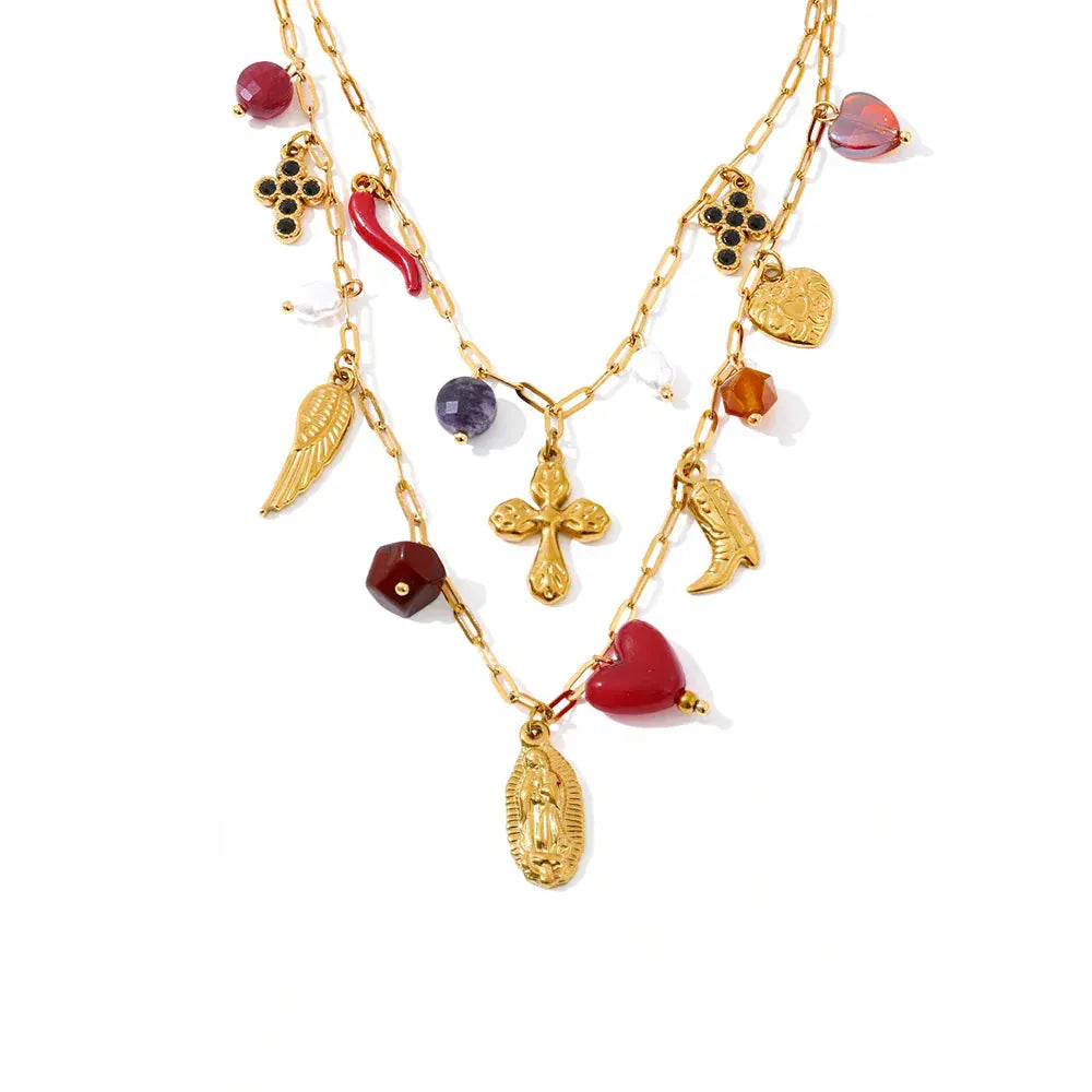 Double Collier Charms