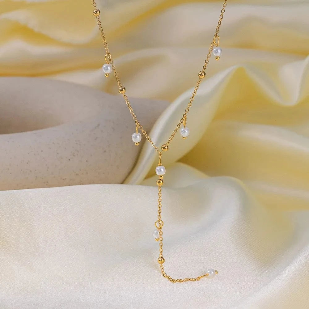 Ensemble Collier Grain de Café