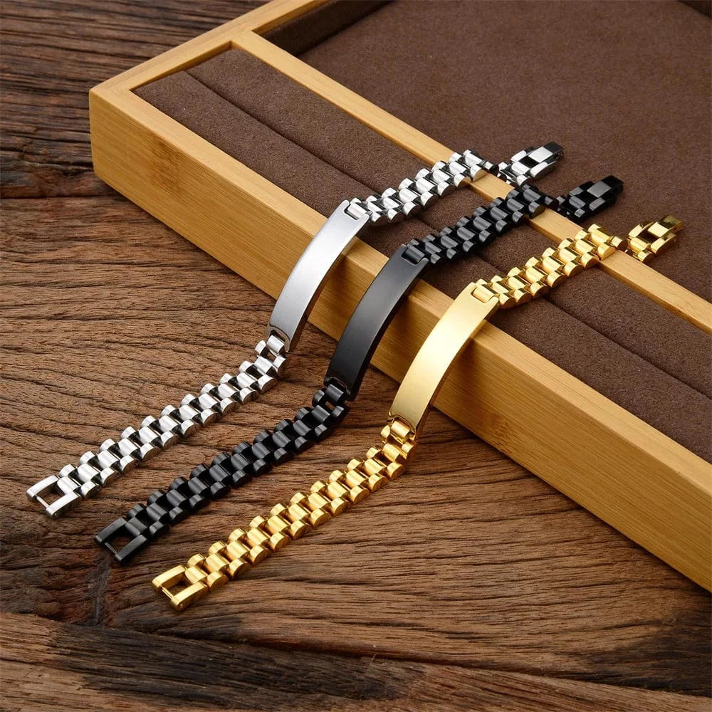 Gourmette Acier Inoxydable Homme