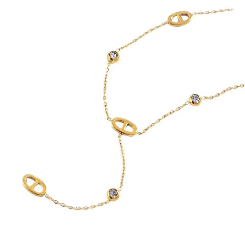 Grain de Café Collier Or