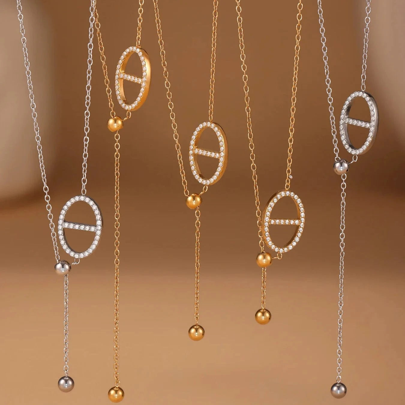 Pendentif Collier Grain de Café