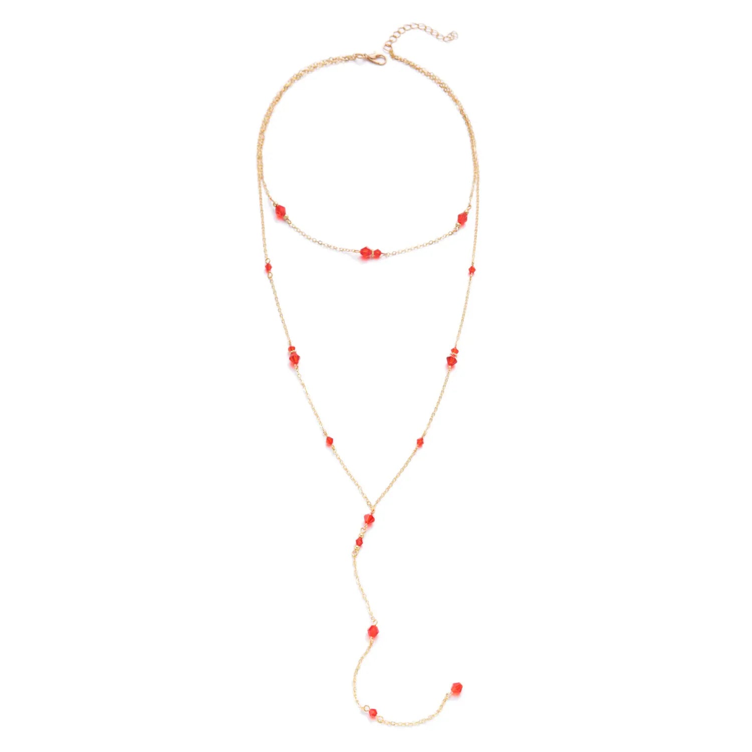 Sautoir Rouge Femme