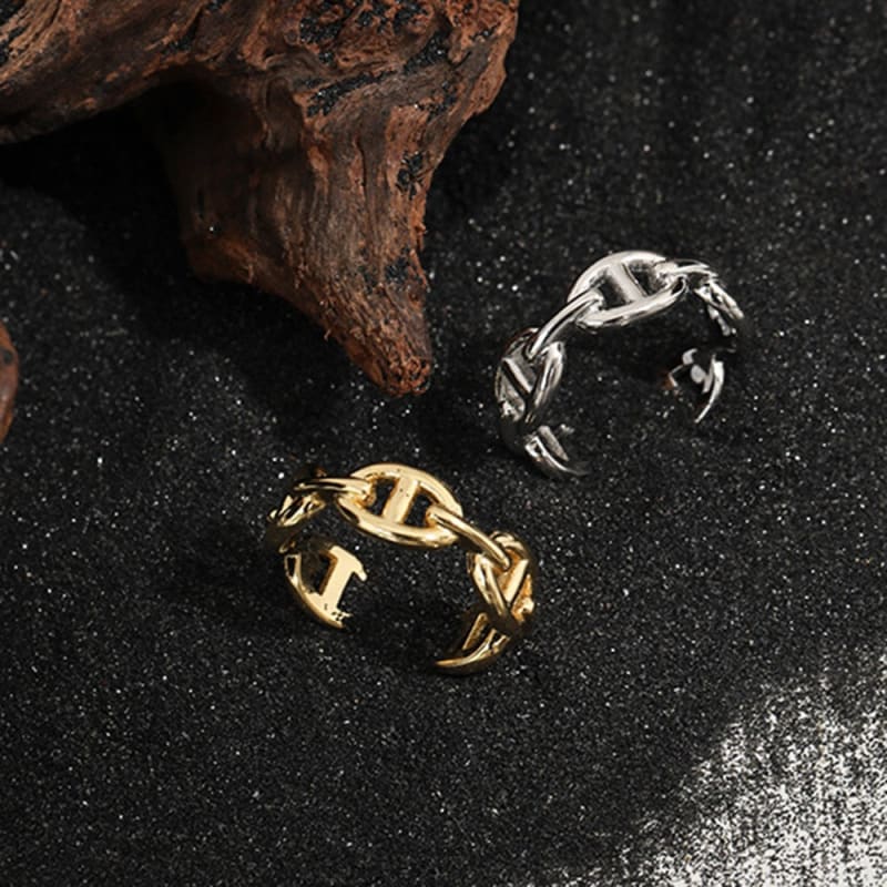 Bague chaine d&#39;ancre