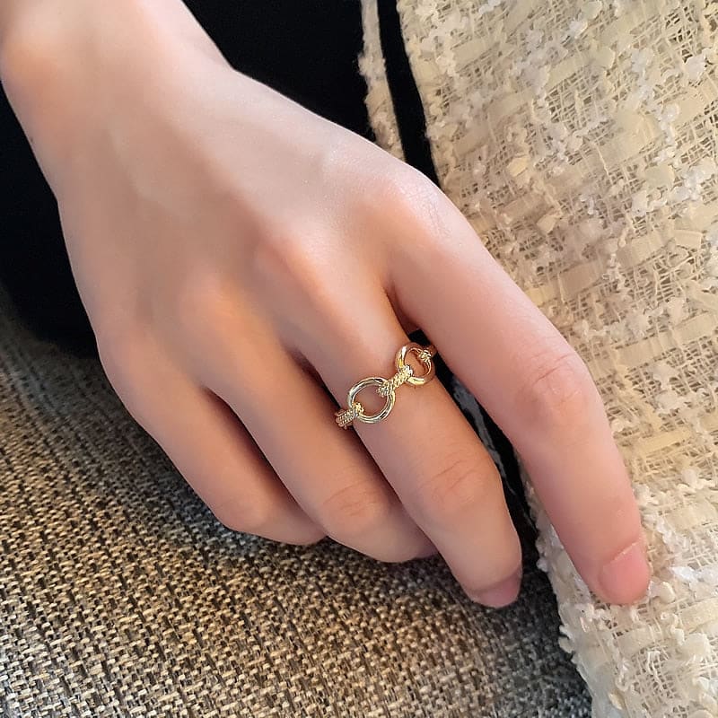 Bague chaine épaisse