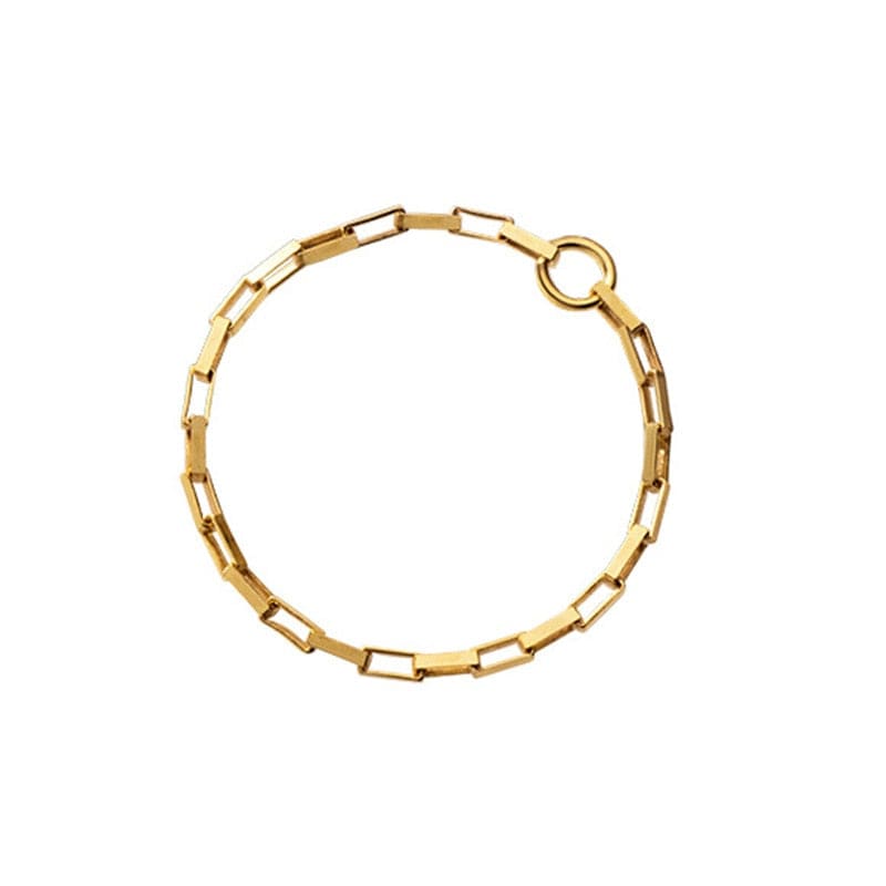 Bague chaine fine argent