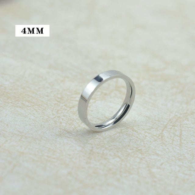 Bague fiancaille homme acier