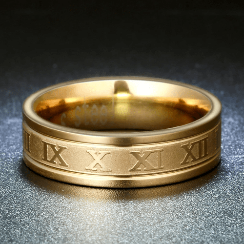 Bague homme chiffre romain