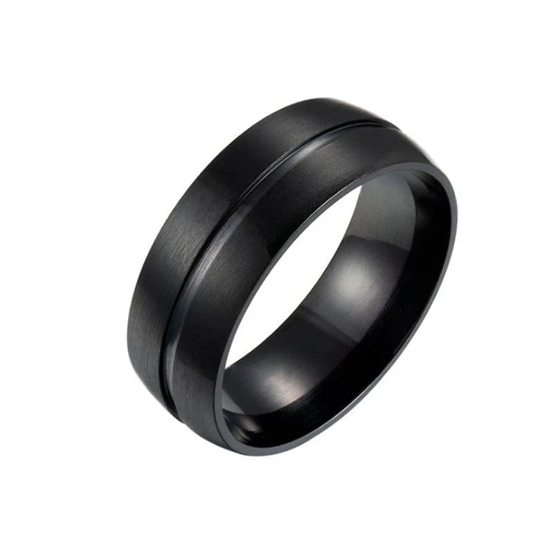 Bague homme noir