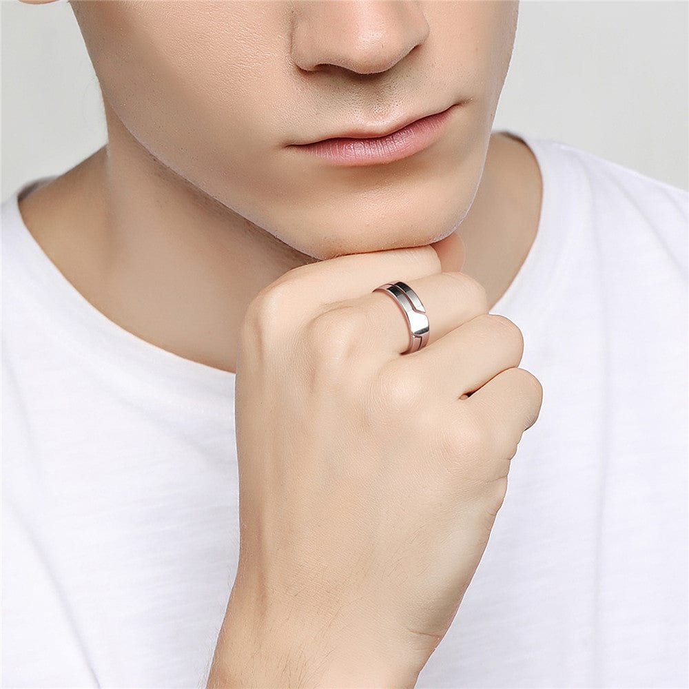 Bague moderne pour homme