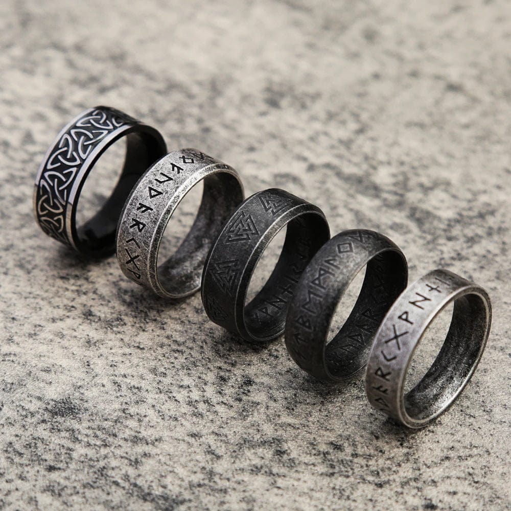 Bague nordique homme