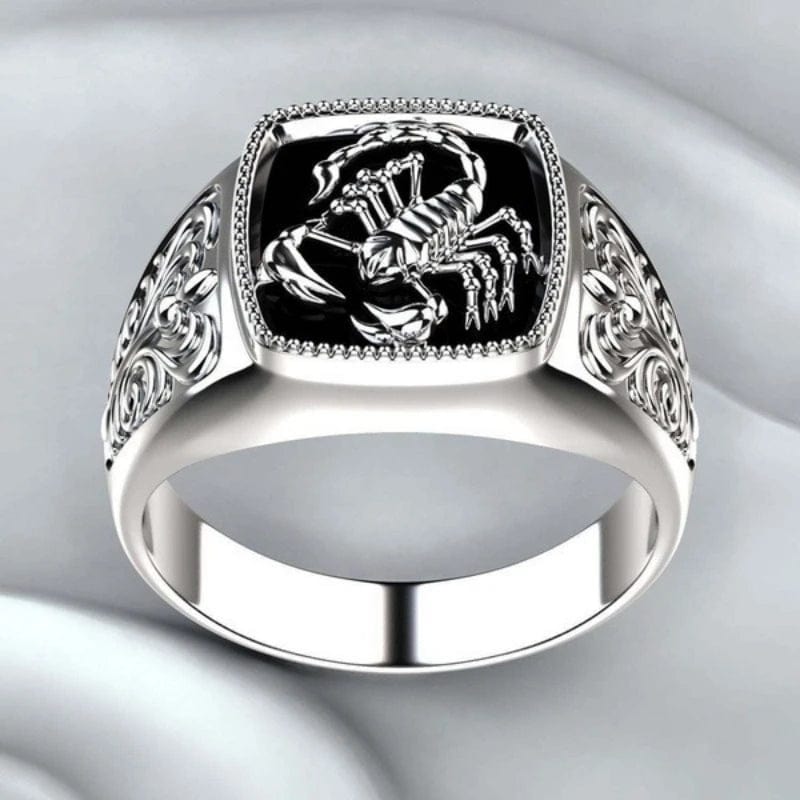 Bague scorpion homme