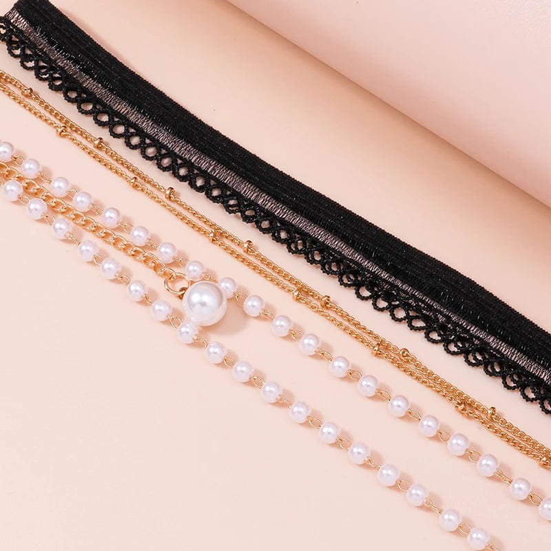 Bijou de jambe perles