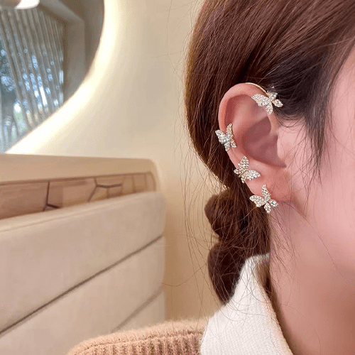 Boucle d&#39;oreille grimpante fantaisie