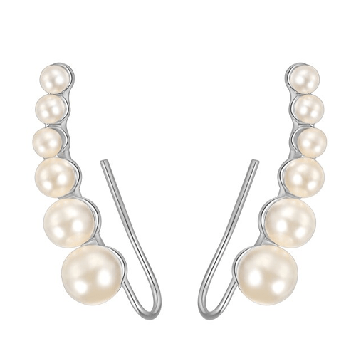 Boucle d&#39;oreille grimpante perle