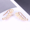 Boucle d&#39;oreille grimpante perle