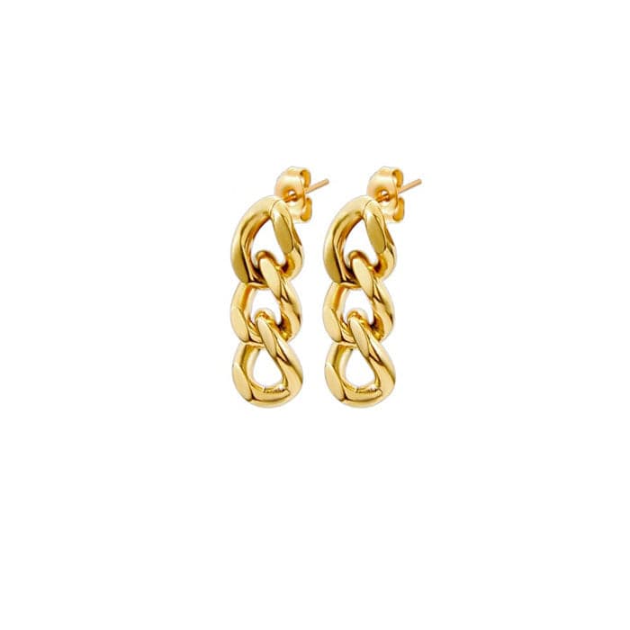 Boucle d'Oreille Maillon Chaine