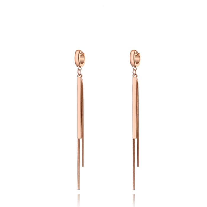 Boucle d'Oreille Rose