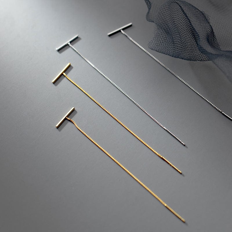 Boucles d&#39;Oreilles Chaines Pendantes